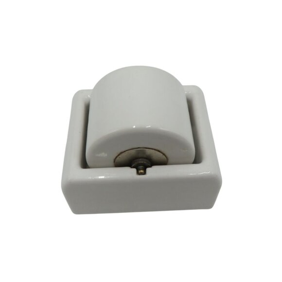 Vintage Ceramic Stoneware Desk Top Rolling Stamp Moistener - Picture 2 of 10